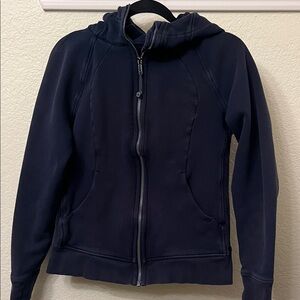 Lululemon Navy Blue Zip-Up Hoodie